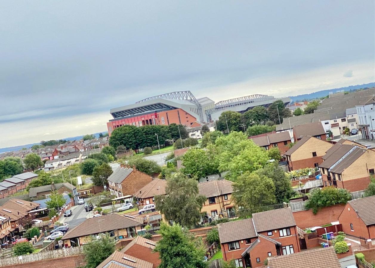 Unique View Of Anfield Stadium - Charming 2 Bedroom Apartment In Liverpool With Parking Eksteriør bilde